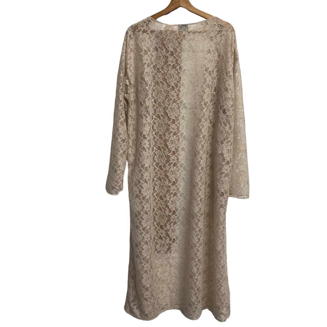 Lace Dressing Gown Beach Robe Lounge Robe